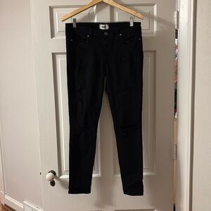 Paige ripped stretch jeans